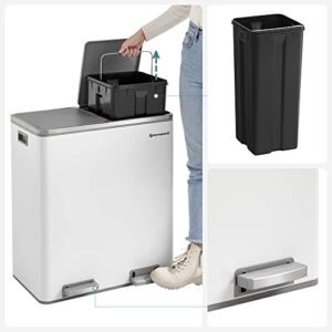Songmics-kaksoisastia, 2 x 30 l Dual Comment Kit - Image 6