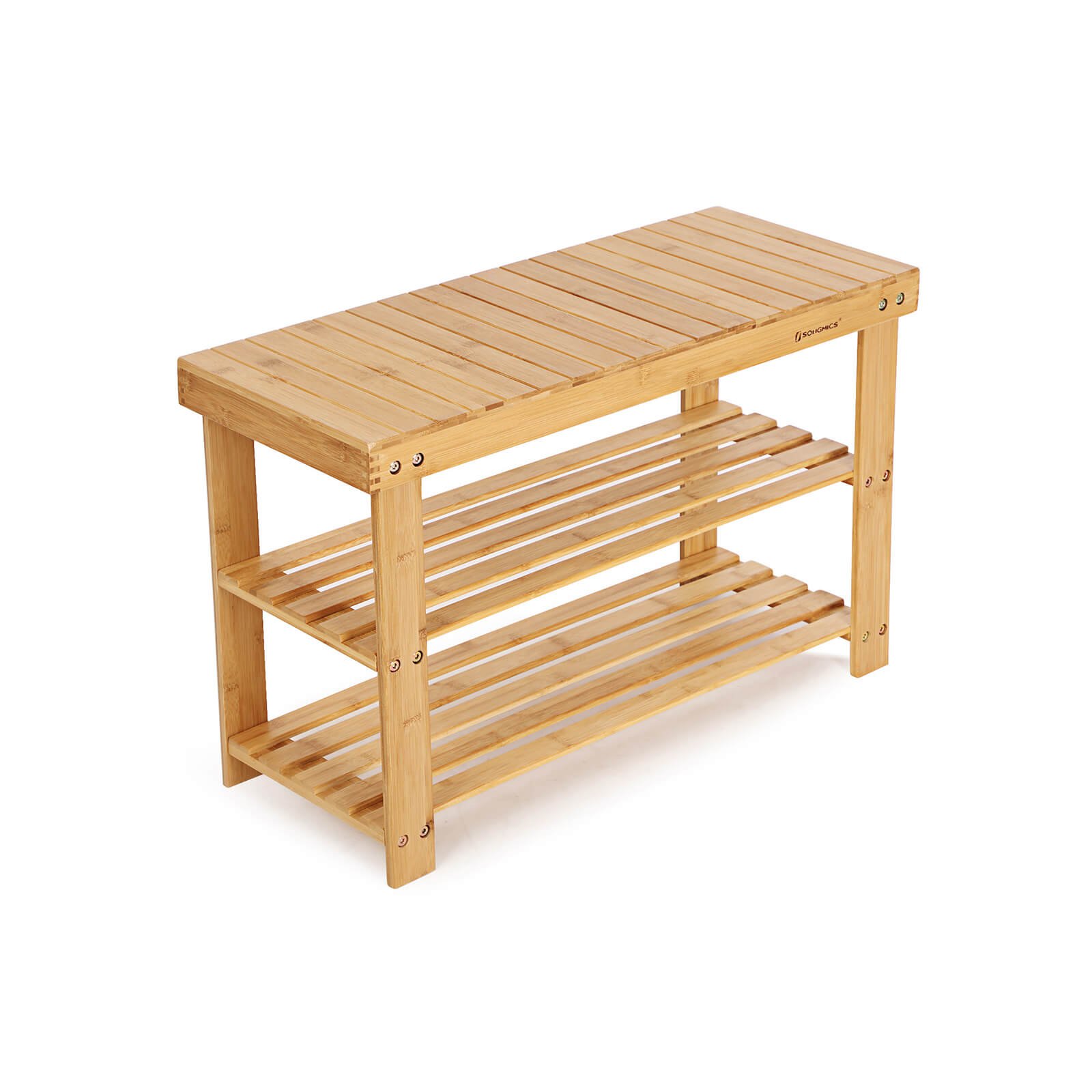 Kenkäteline bambu – kylpyhuone / olohuone 70 x 28 x 45 cm - Image 2