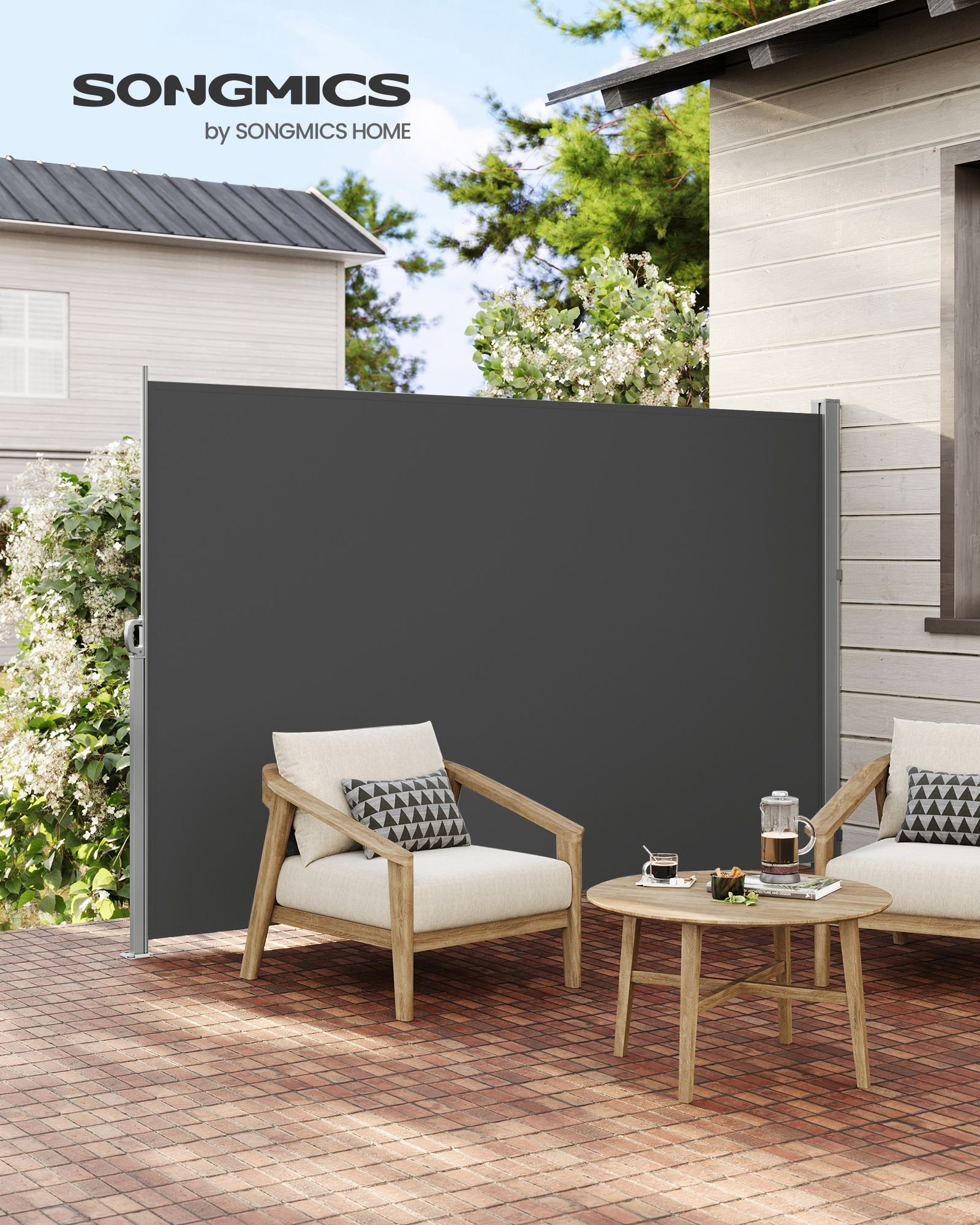 Markiisi harmaa 160 x 300 cm - Image 3