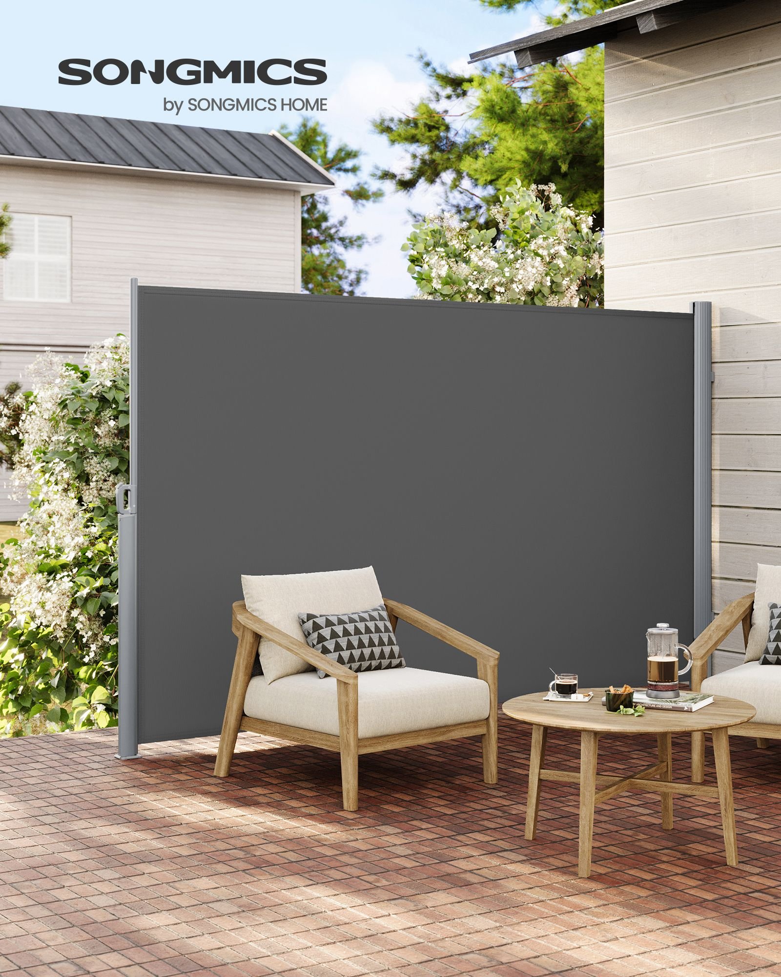 Markiisi harmaa 180 x 350 cm - Image 3