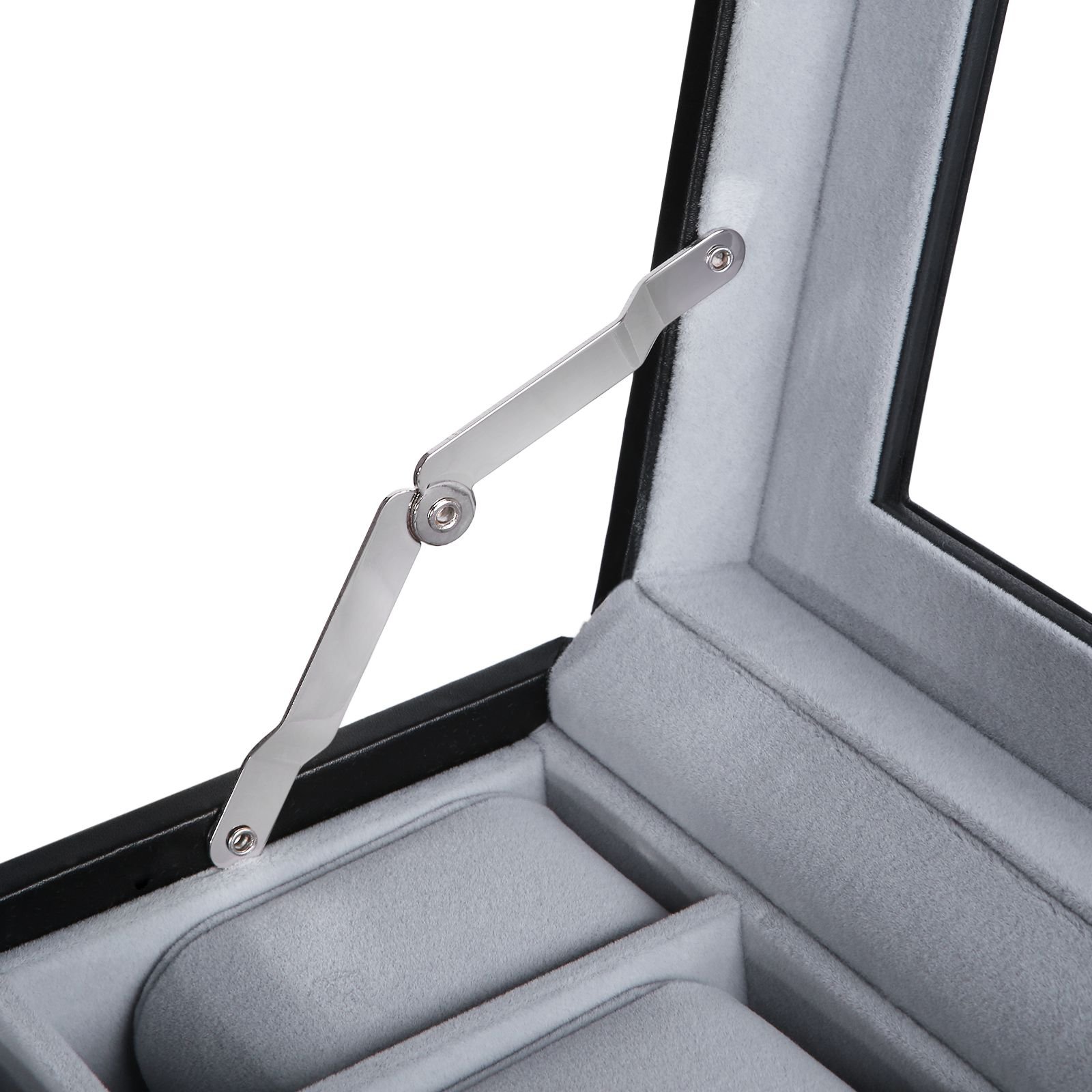Säilytyslaatikko lukollinen tekonahka musta - Image 5