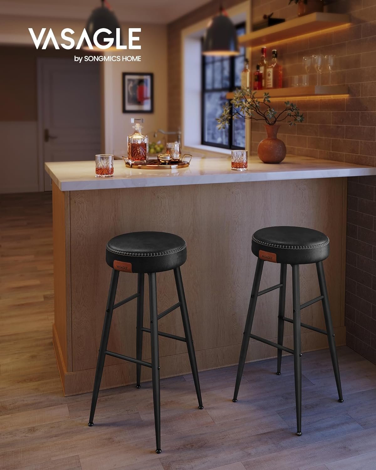 Echo Collection U Baarijakkarat, 2 kpl:n setti, keittiöjakkarat - Image 2