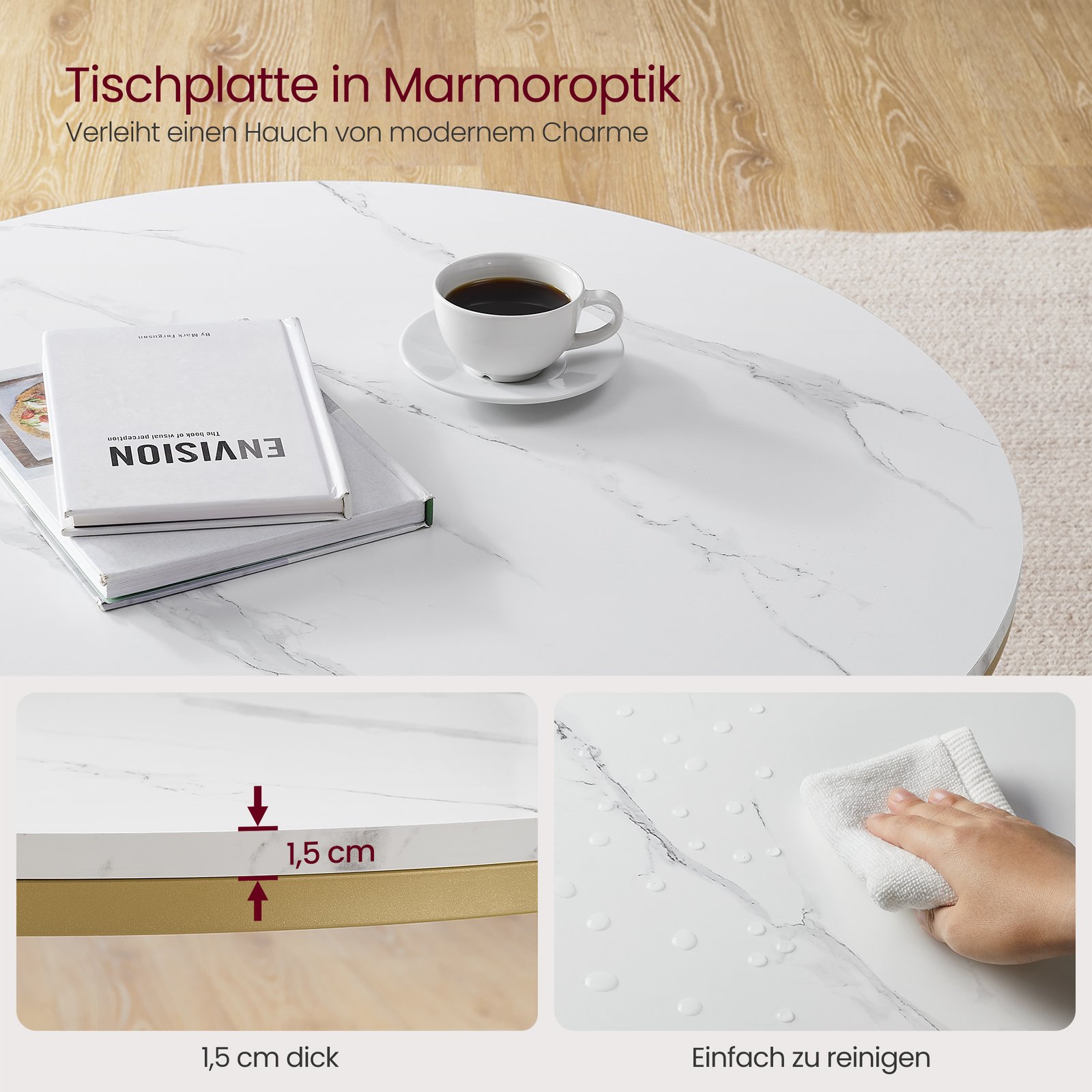 Säilytyshylly helppo koota moderni metalli valkoinen - Image 3