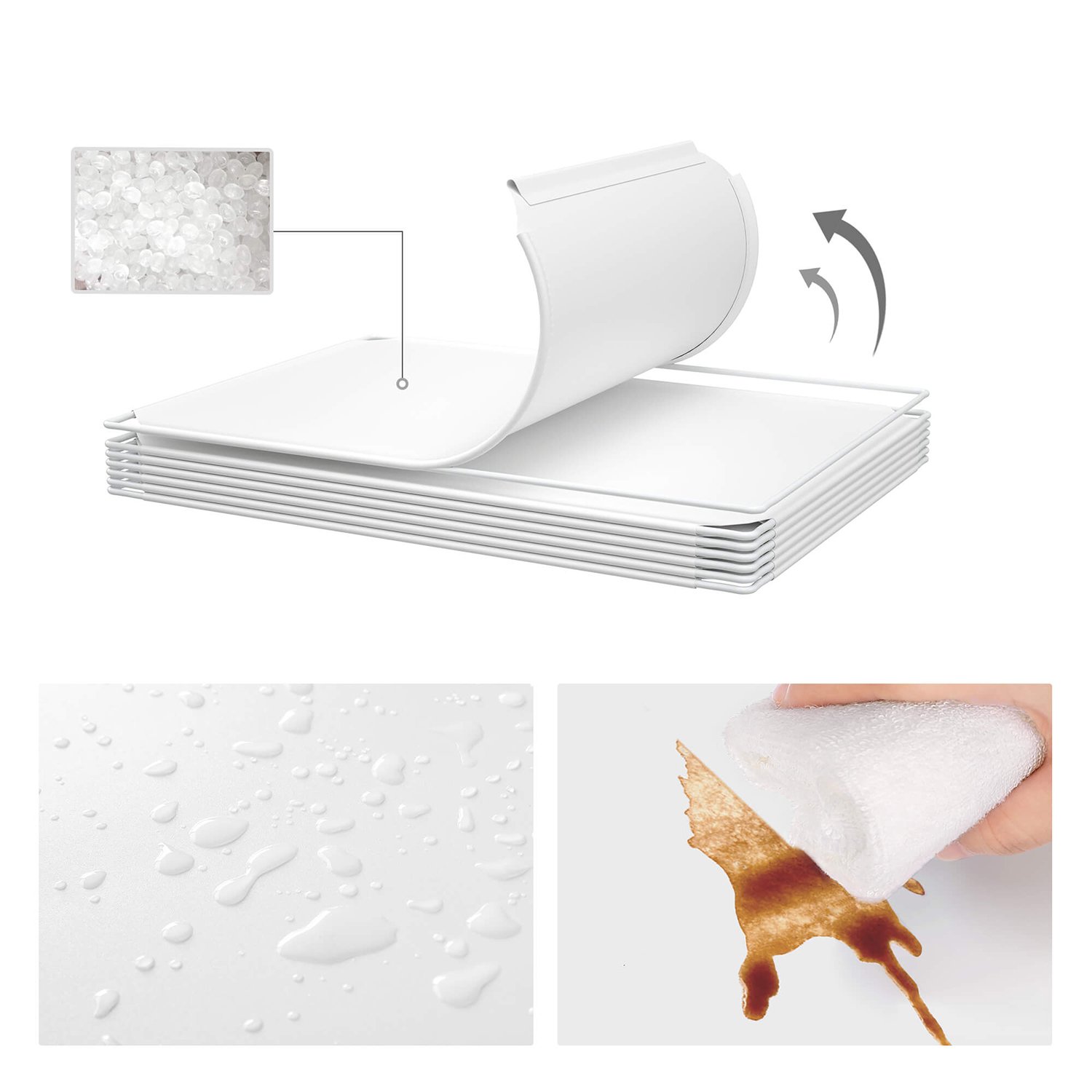 Vaatekaappi 16 kuutiota valkoinen 123 x 41 x 123 cm - Image 6
