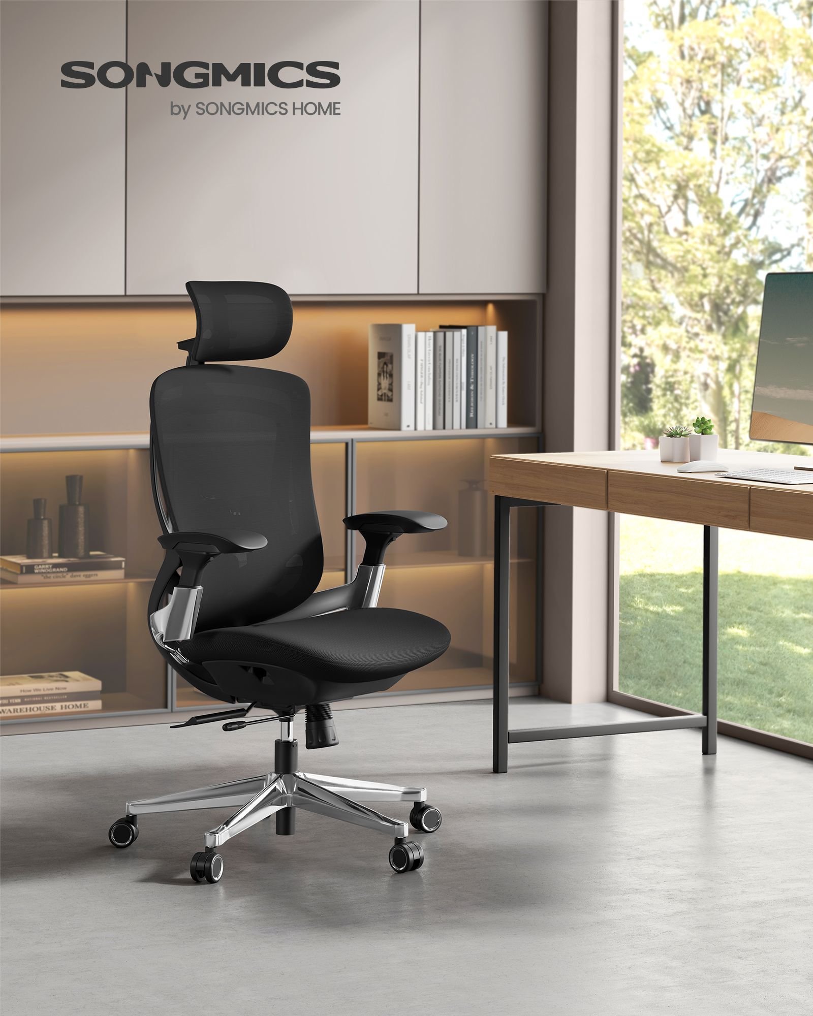 Ergonominen säädettävä lepotuoli toimistopöydälle - edessä tai takana - Image 2