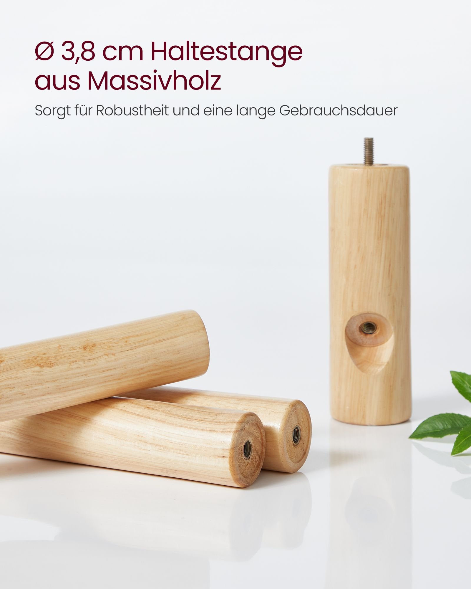 Naulakko puu valkoinen – makuuhuone / olohuone - Image 4