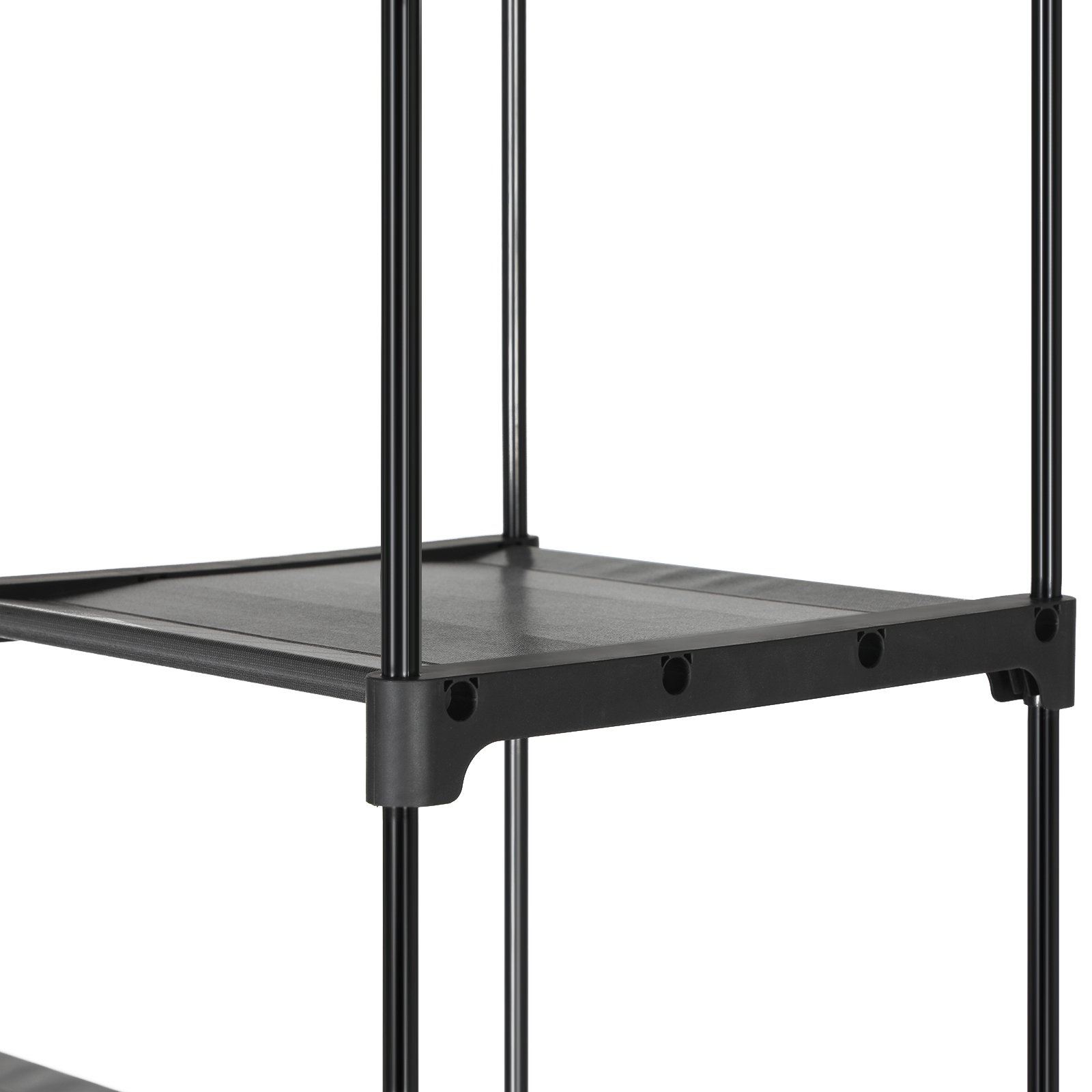 Vaaterekkii taitettava kangas harmaa – makuuhuone 43 x 140 x 174 cm - Image 6