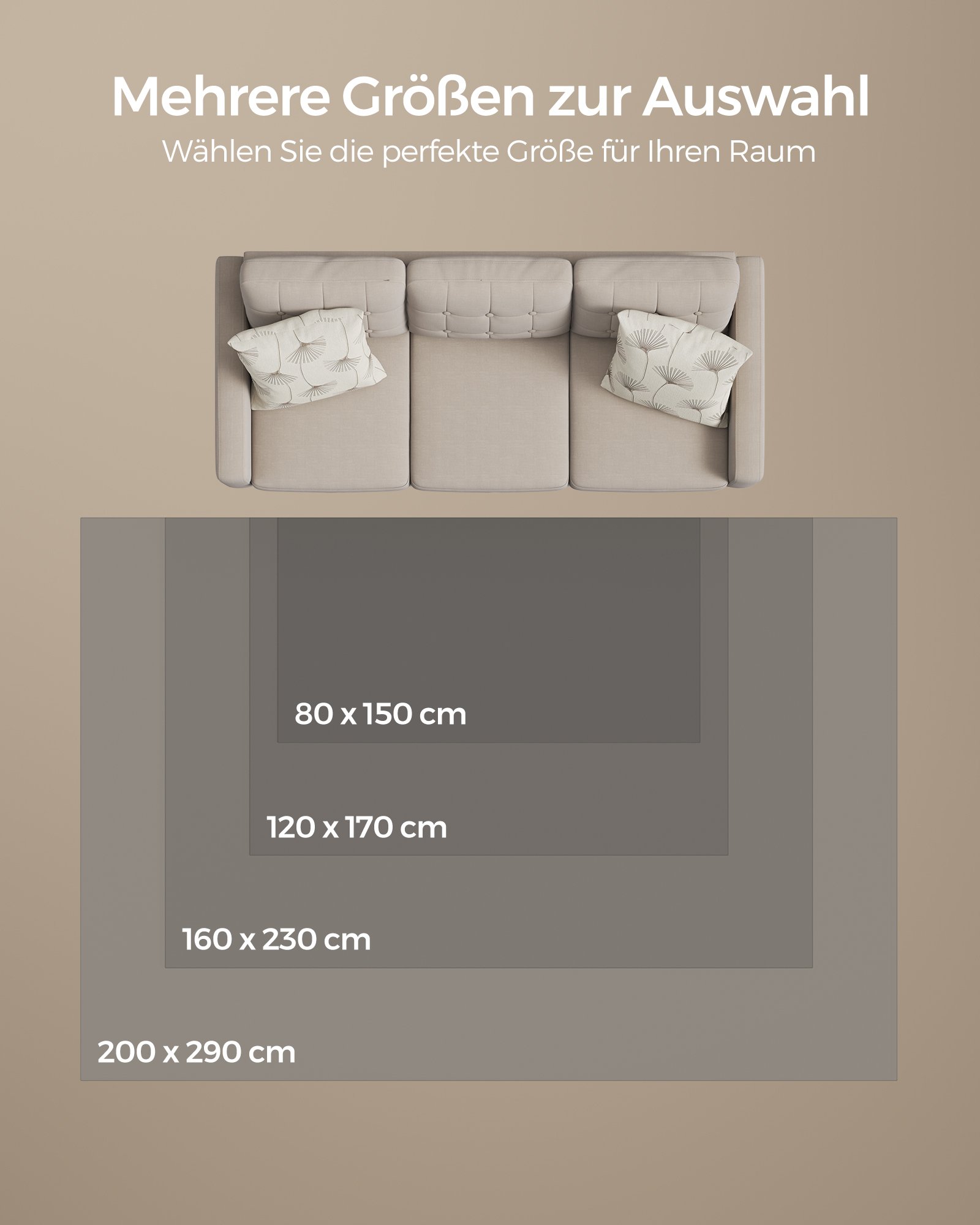 matto, 160 x 230 cm, liukumaton matto, kodinsisustus, olohuoneeseen - Image 7